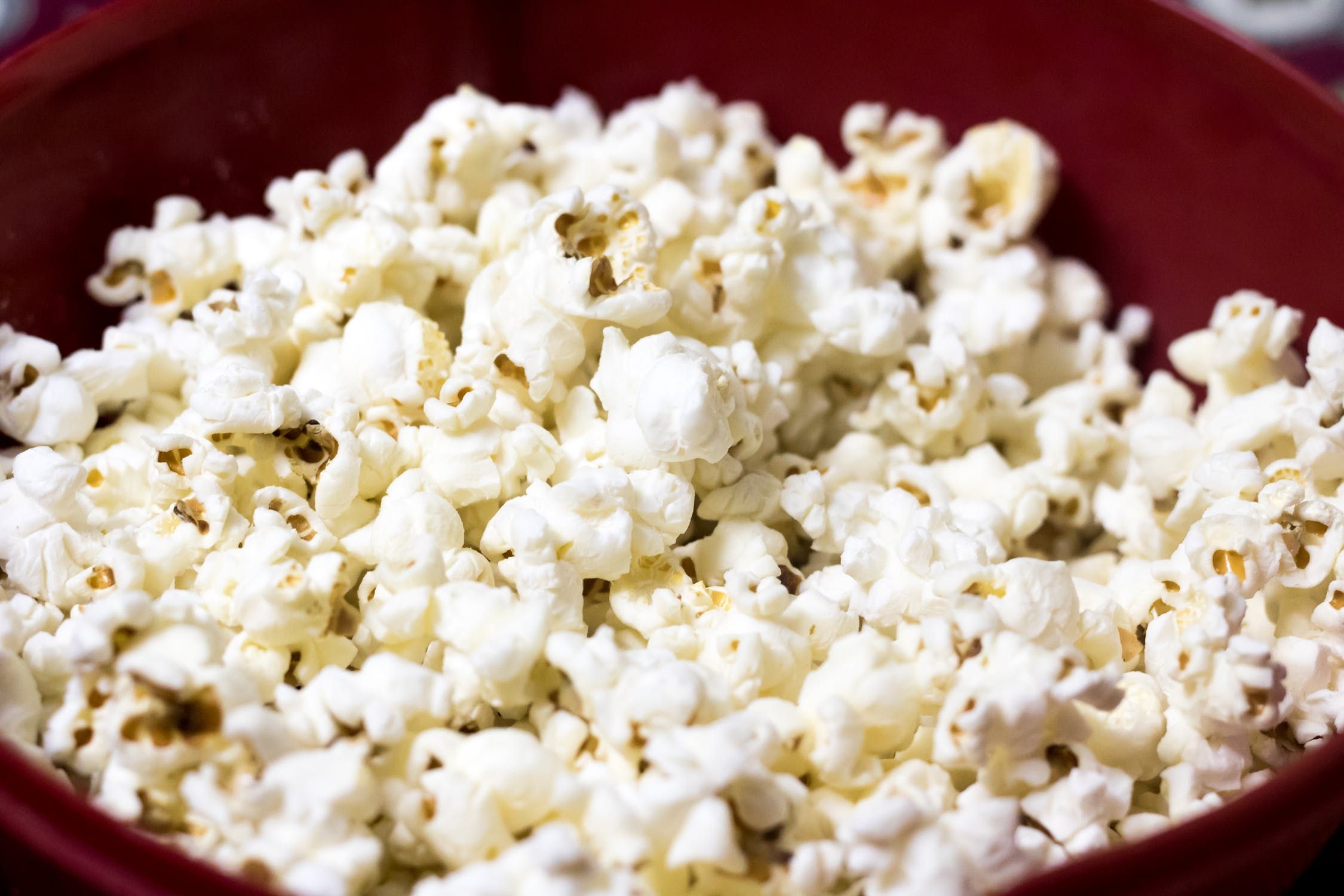 A bowl of popcorn