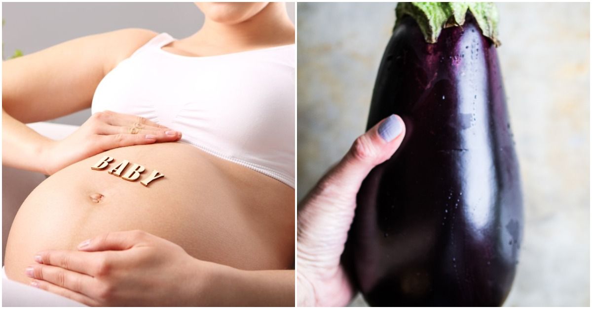 28 weeks pregnant stomach compared to an egg plant