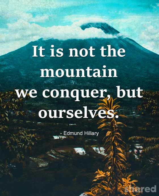 Mountain Confidence Quotes