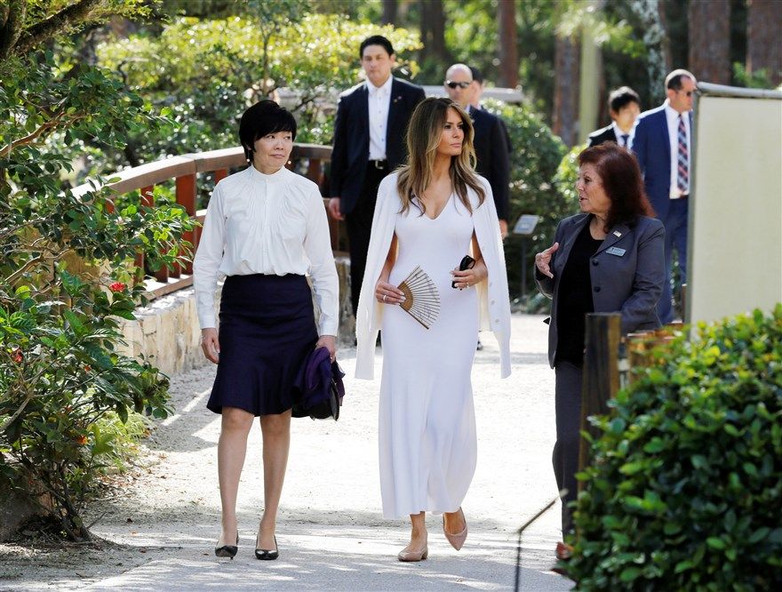 Melania on tour in Japan