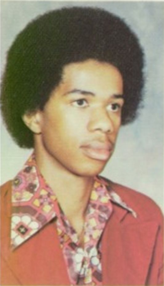 Steve Harvey year book photo