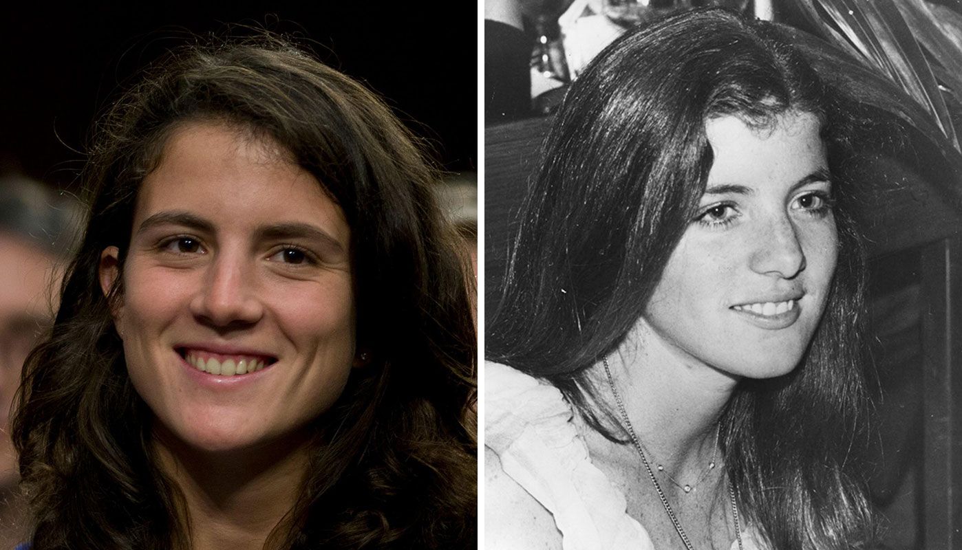 Tatiana Schlossberg and Caroline Kennedy