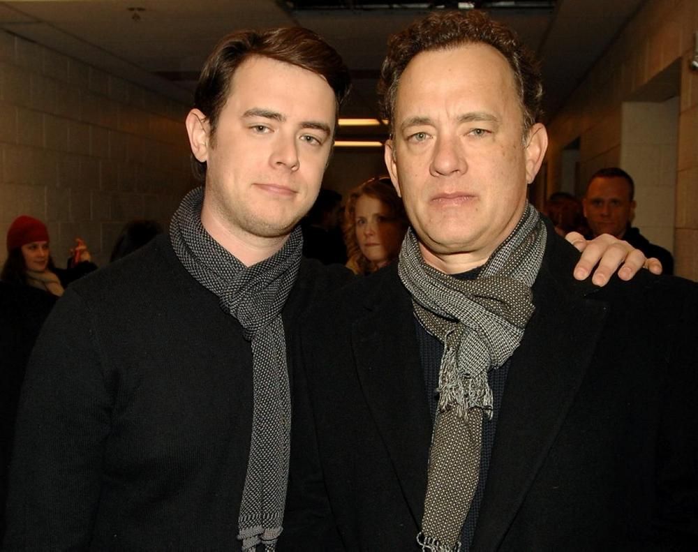 Tom Hanks and Colin Hanks