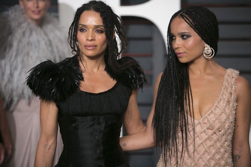 Lisa Bonet and Zoe Kravitz