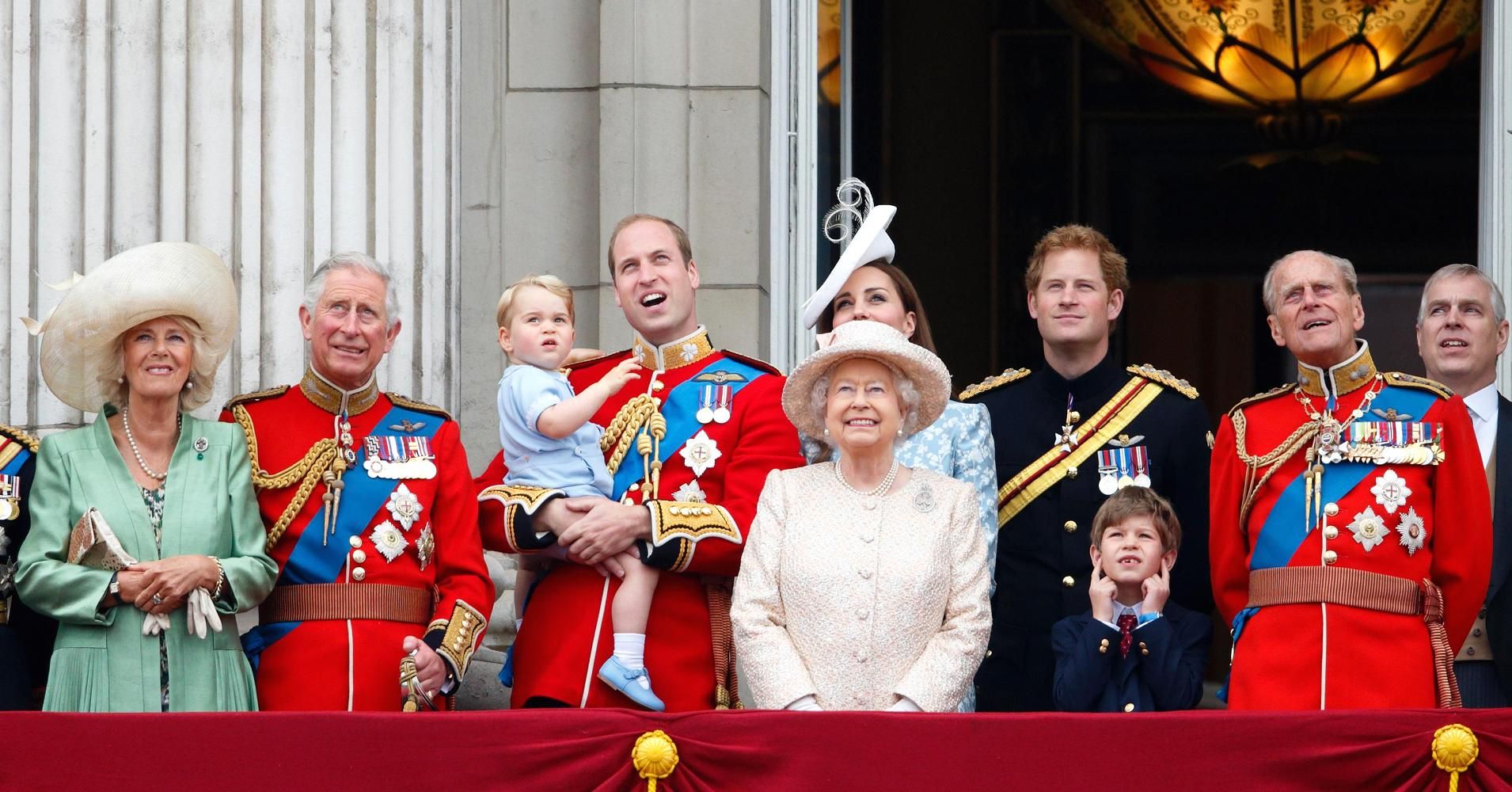 The royal family on the balcony 