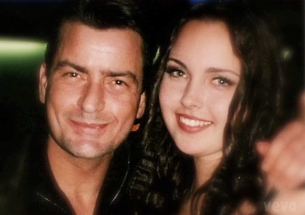 Charlie Sheen and his daughter Cassandra