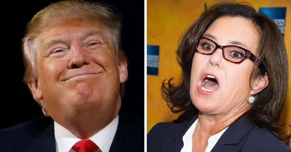 Donald Trump and Rosie O'Donnell