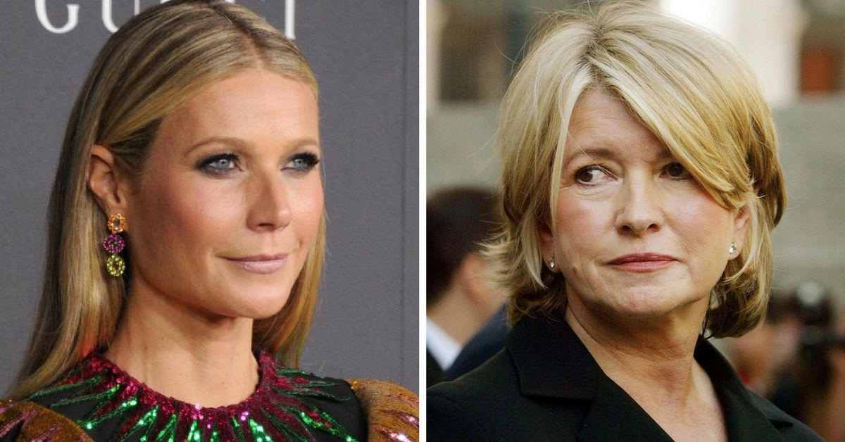 Gwyneth Paltrow and Martha Stewart