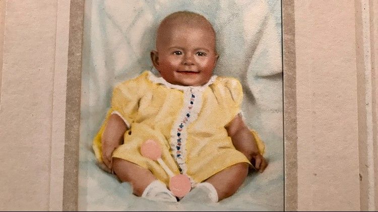 Denice Juneski as a baby