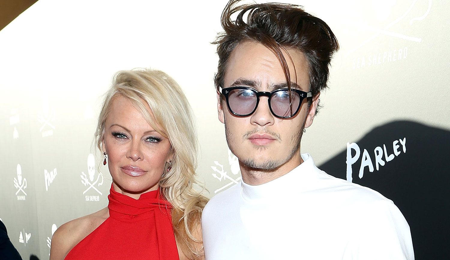 Tommy Lee with Pamela Anderson