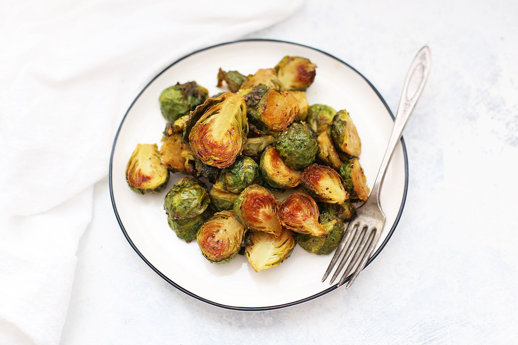 A plate of Brussels Sprouts