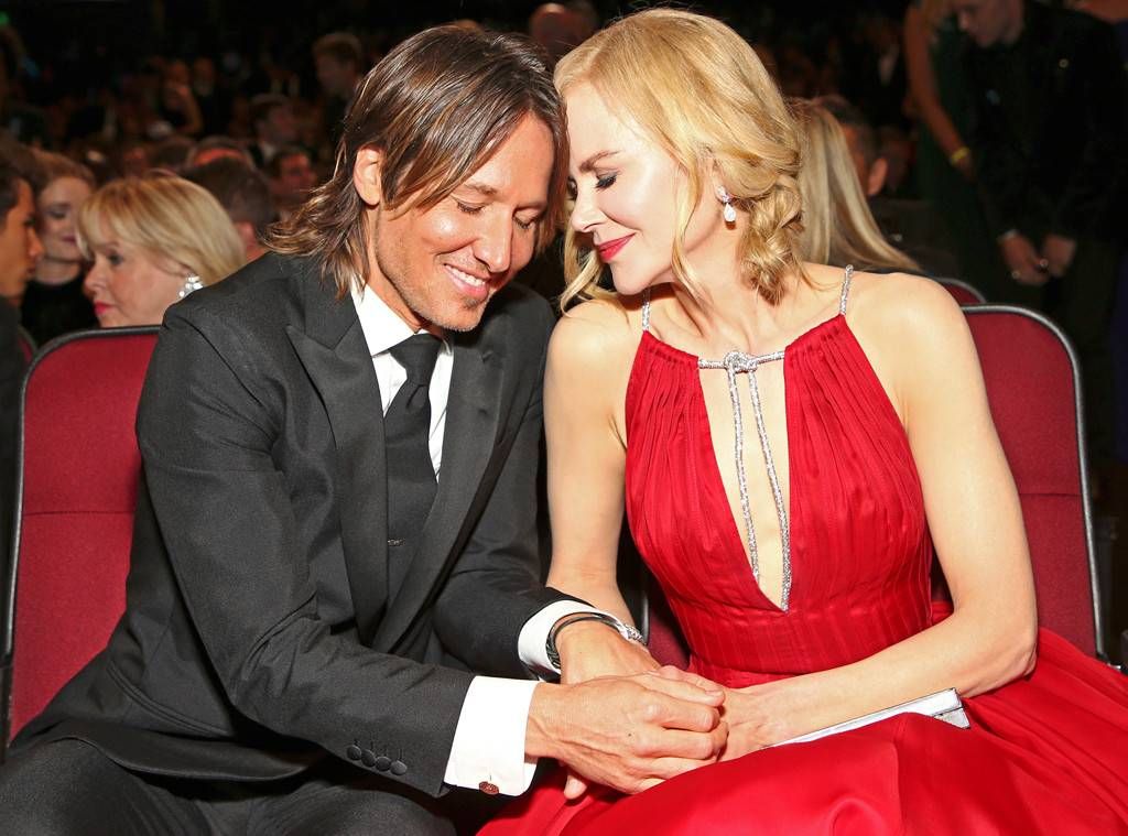 Nicole Kidman and Keith Urban at the 2017 Emmys