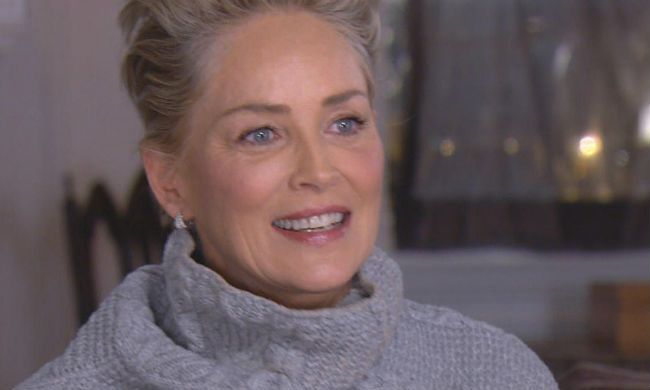 Sharon stone scar