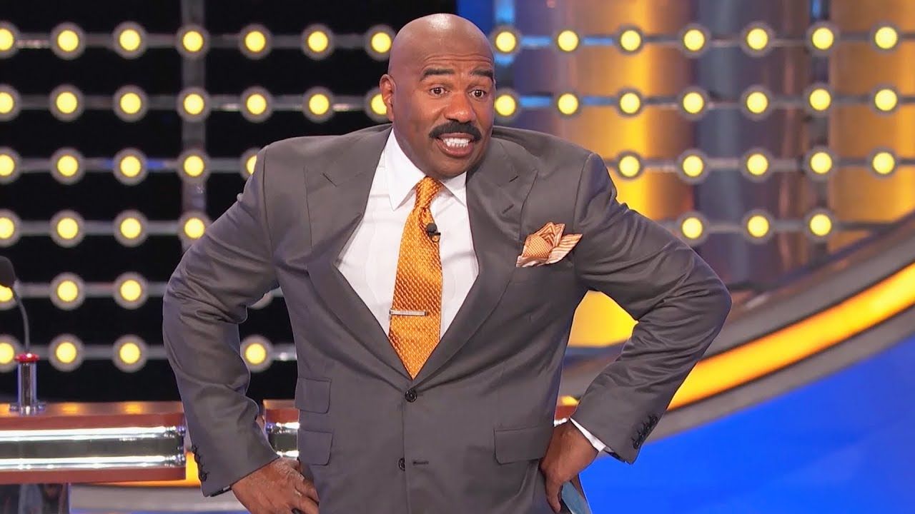 steve harvey walks off set of family feud