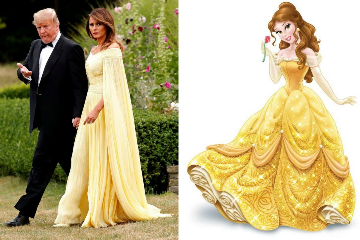 Melania Trump and Belle