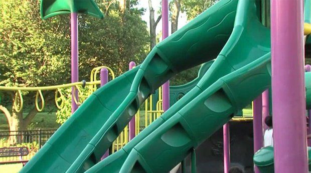 The park slides