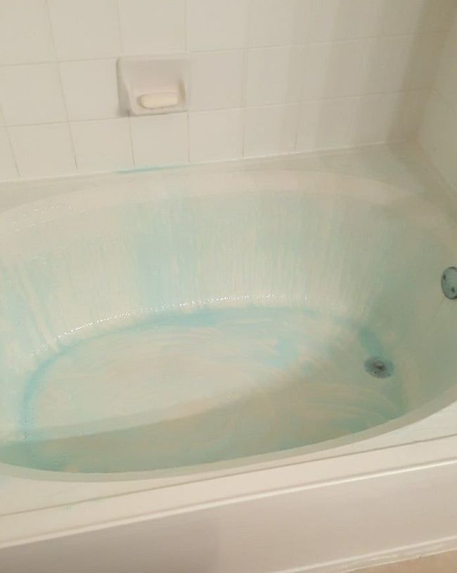 bathtub cleaning hack