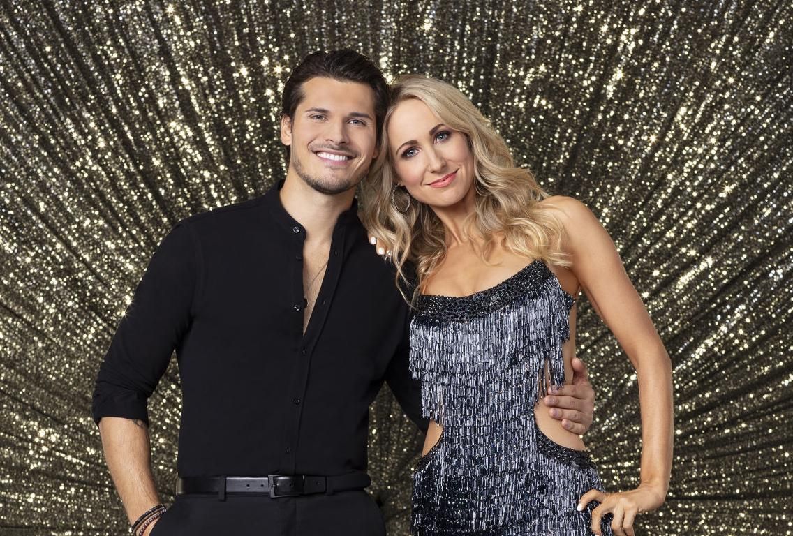 Nikki Glaser and Gleb Savchenko.