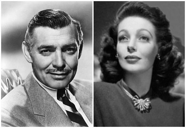 Clark Gable and Loretta Young.