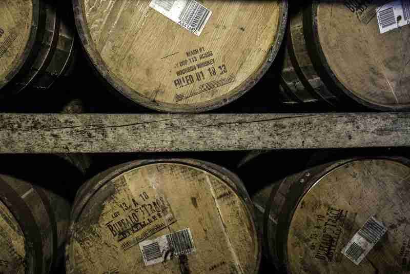 Barrels of Kentucky Bourbon