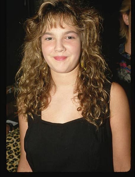 A young Drew Barrymore