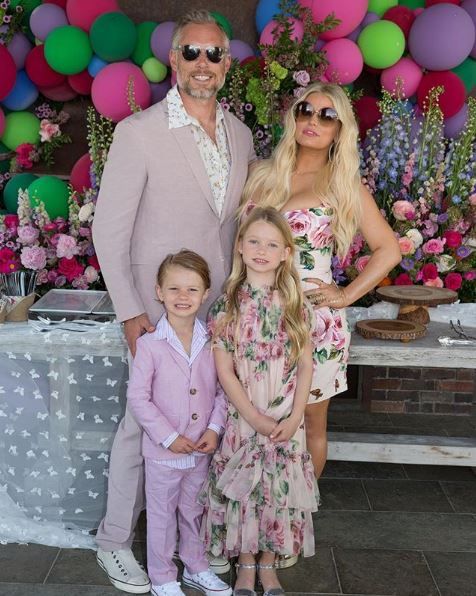 Jessica Simpson and her family