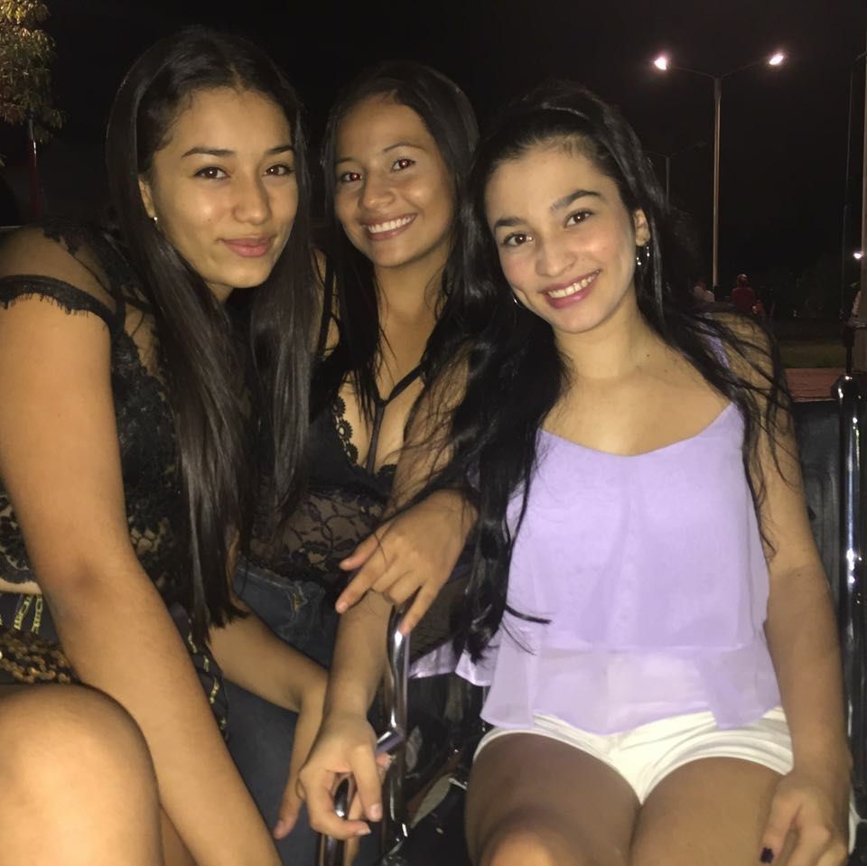 Luisa Fernanda Buitrago and her friends