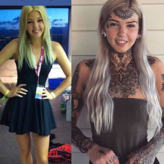 Amber Luke before and after