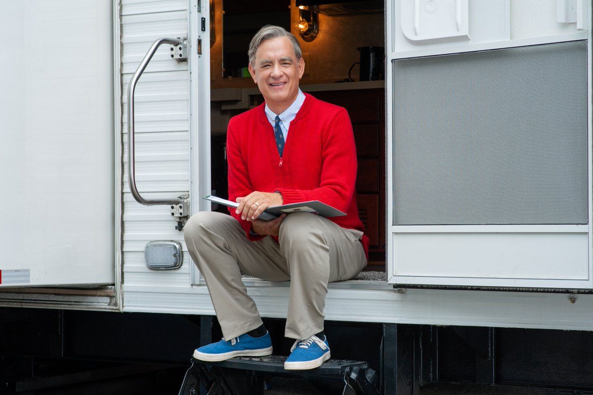 Tom Hanks stars as Mister Rogers in the untitled film.