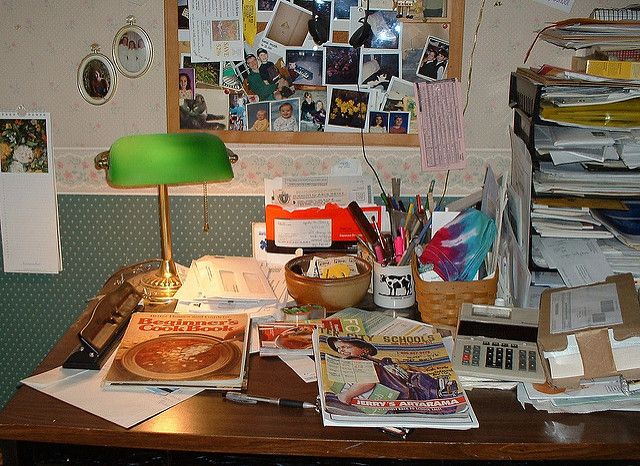 Messy desk