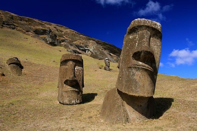 Easter Island heads