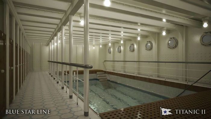 Titanic II swimming pool