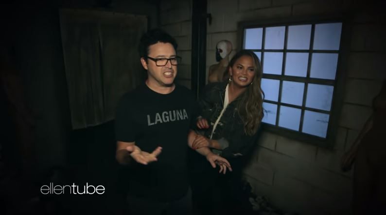 Andy Lassner and Chrissy Teigen