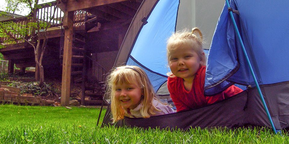 girls in tent 