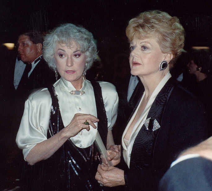 Bea Arthur and Angela Lansbury