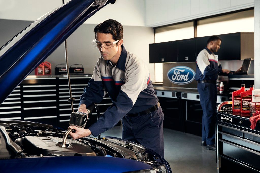 Ford technicians working