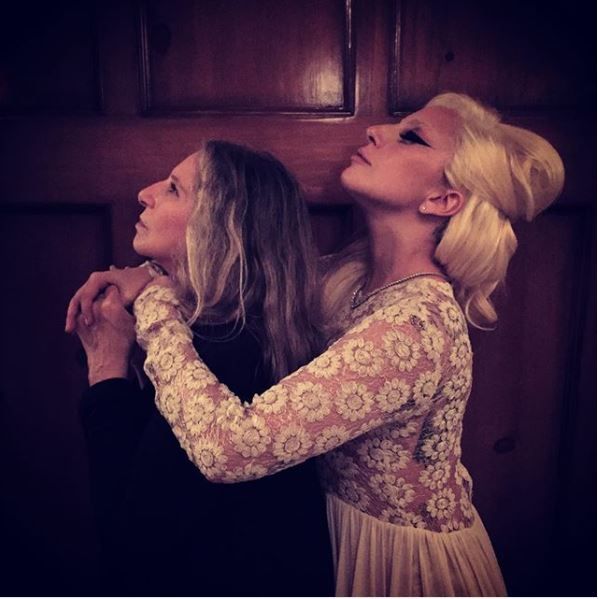 Lady Gaga and Barbra Streisand