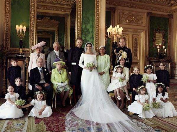 Prince Harry and Meghan Markle's official wedding photo