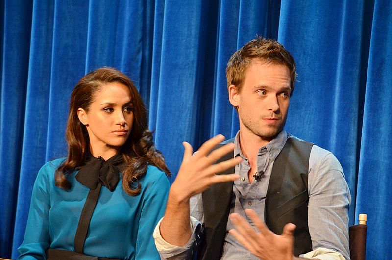 Meghan Markle and co-star Patrick J. Adams