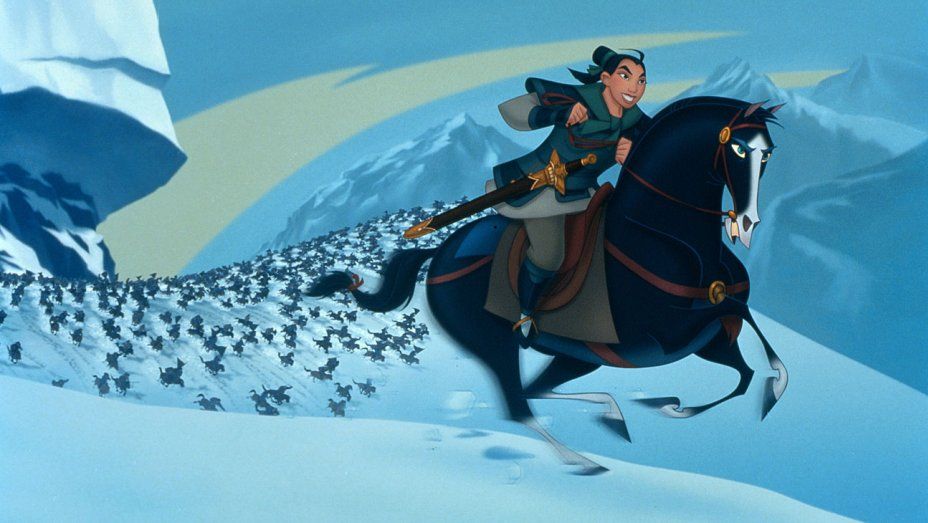 A clip from "Mulan"