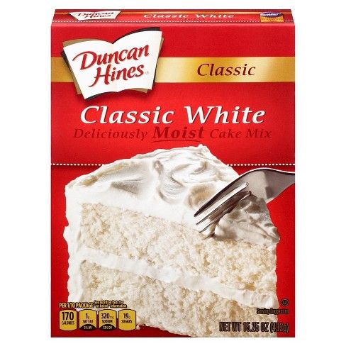 Duncan Hines Classic White cake mix