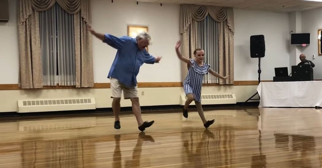 Grandpa Joins His Granddaughter In An Adorable Viral Tap Dance