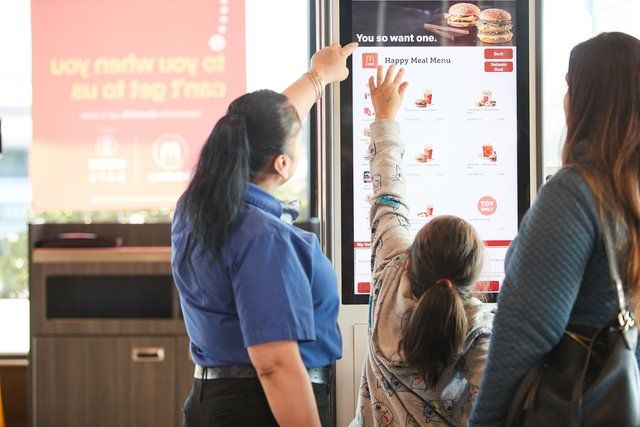 McDonald's touchscreen