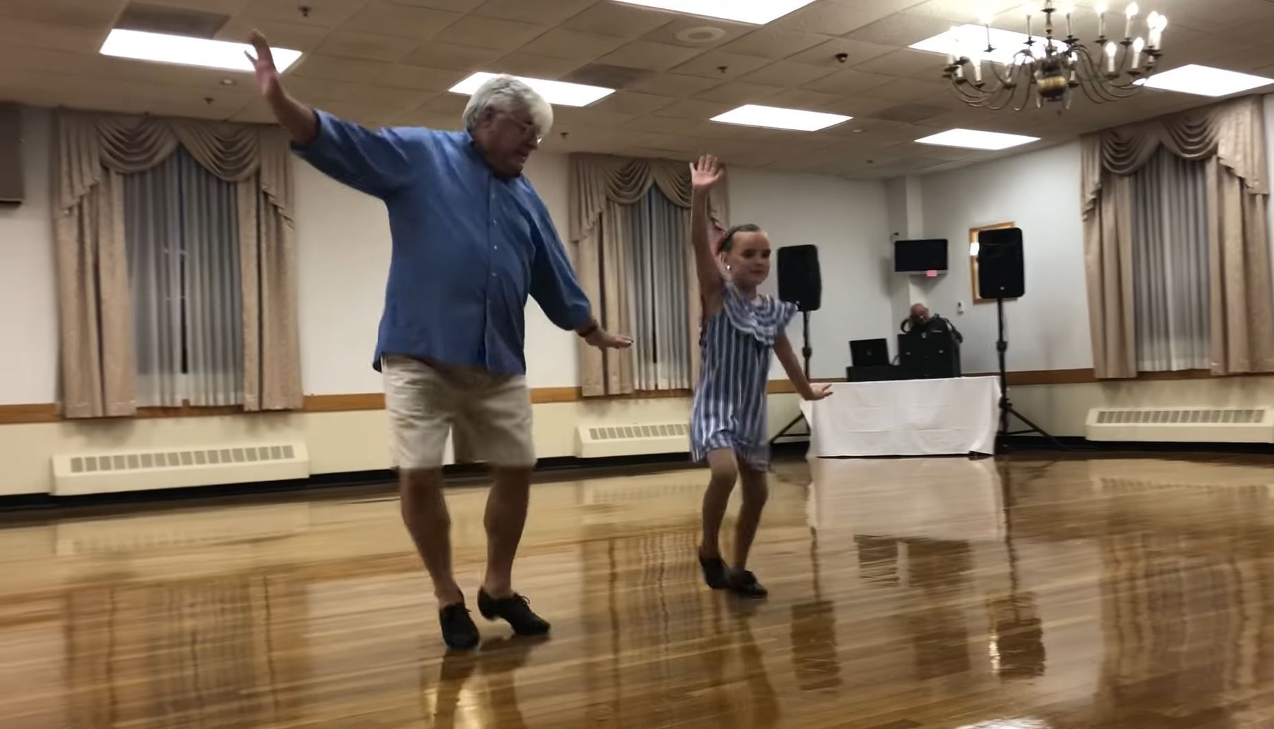 Grandpa tap dance