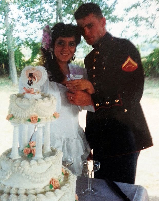 John Wayne Bobbitt and Lorena Bobbitt wedding day