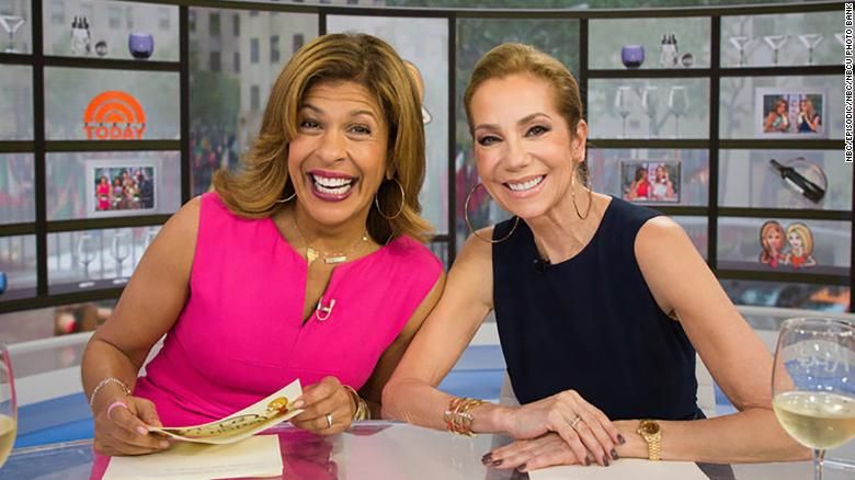 Kathie Lee Gifford and Hoda Kotb on the Today show