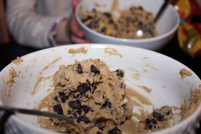 Chocolate chip cookie dough