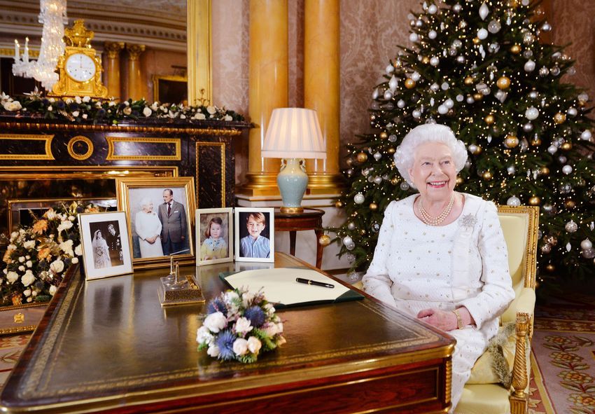 Queen Elizabeth II at Sandringham House