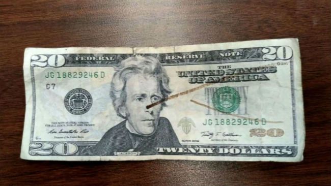 Fake $20 bill