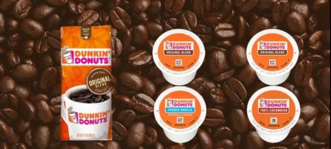 Dunkin' Donuts coffee samples